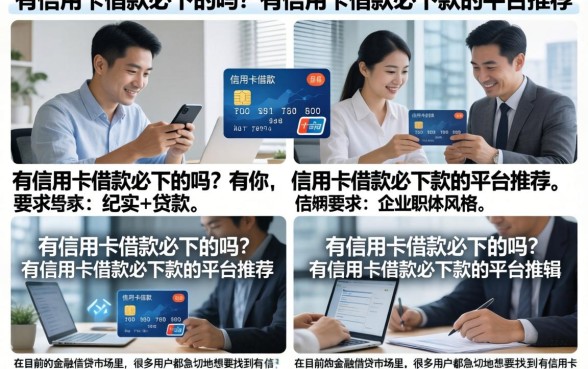 有信用卡借款必下的吗?有信用卡借款必下款的平台推荐