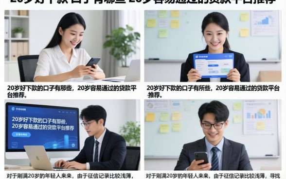 20岁好下款的口子有哪些,20岁容易通过的贷款平台推荐