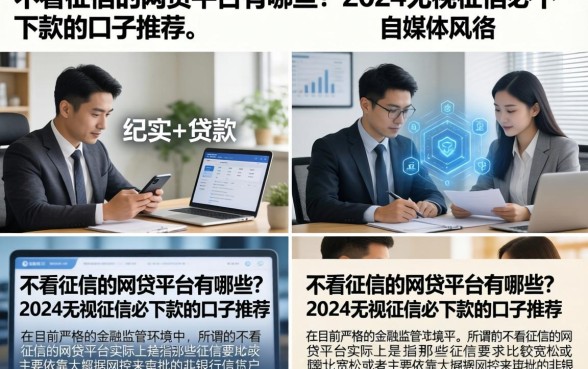 不看征信的网贷平台有哪些?2026无视征信必下款的口子推荐