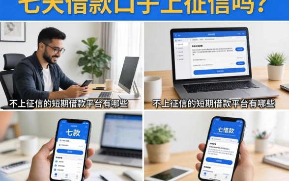 七天借款口子上征信吗？不上征信的短期借款平台有哪些