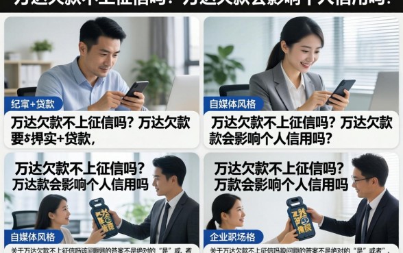 万达欠款不上征信吗?万达欠款会影响个人信用吗?