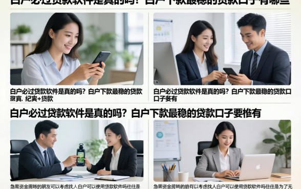 白户必过贷款软件是真的吗？白户下款最稳的贷款口子有哪些