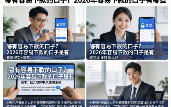 哪有容易下款的口子?2026年容易下款的口子有哪些