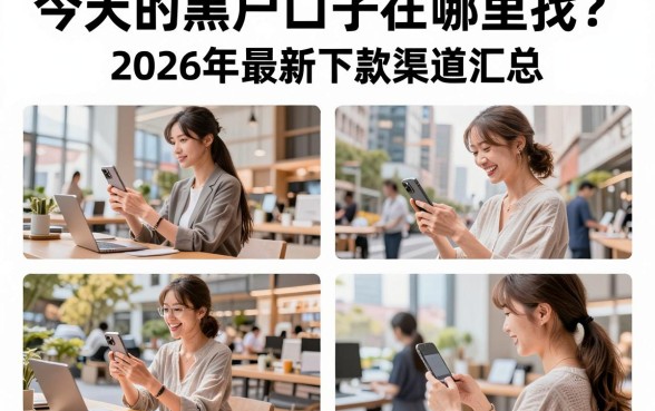 今天的黑户口子在哪里找？2026年最新下款渠道汇总