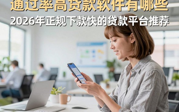 通过率高贷款软件有哪些,2026年正规下款快的贷款平台推荐