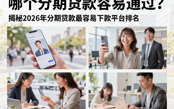 哪个分期贷款容易通过?揭秘2026年分期贷款最容易下款平台排名