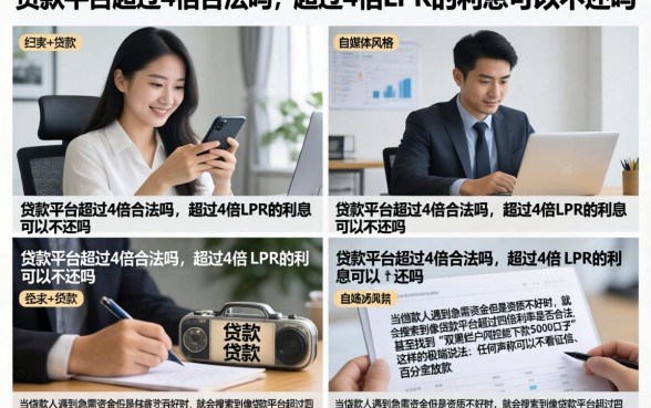 贷款平台超过4倍合法吗，超过4倍LPR的利息可以不还吗