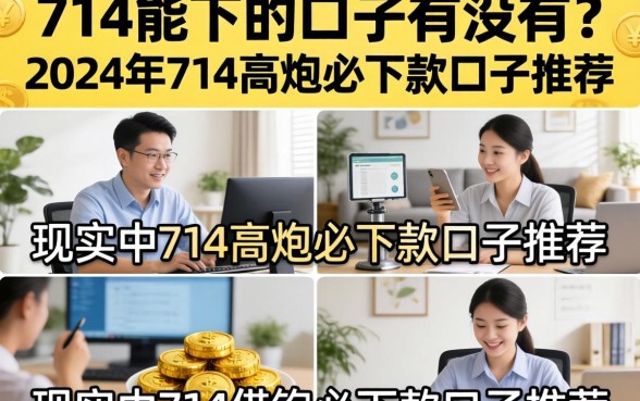 714能下的口子有没有？2024年714高炮必下款口子推荐