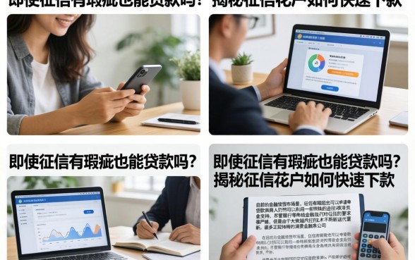 即使征信有瑕疵也能贷款吗?揭秘征信花户如何快速下款