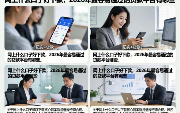 网上什么口子好下款，2026年最容易通过的贷款平台有哪些