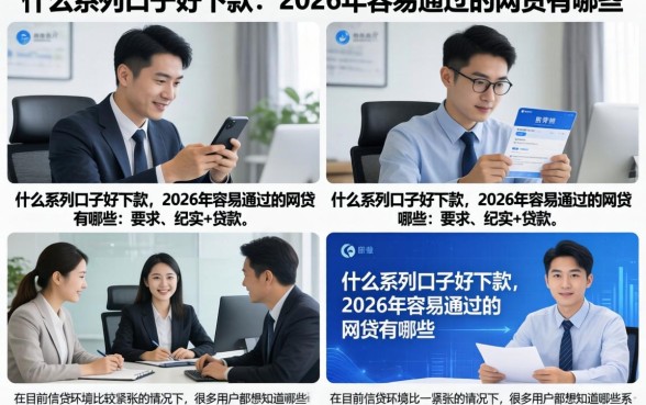 什么系列口子好下款，2026年容易通过的网贷有哪些？