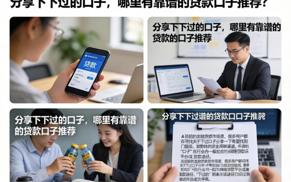分享下下过的口子，哪里有靠谱的贷款口子推荐？