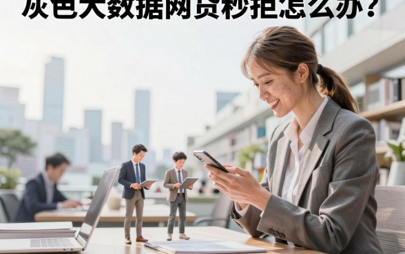 灰色大数据网贷秒拒怎么办？综合评分不足怎么恢复？