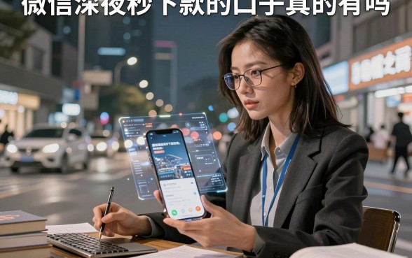 微信深夜秒下款的口子真的有吗,微信深夜秒下款的口子哪里找