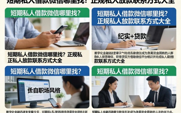 短期私人借款微信哪里找？正规私人放款联系方式大全