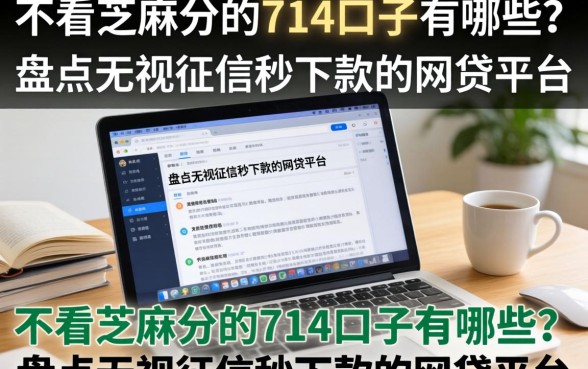 不看芝麻分的714口子有哪些？盘点无视征信秒下款的网贷平台