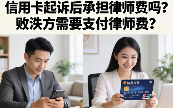信用卡起诉后承担律师费吗？败诉方需要支付律师费吗？