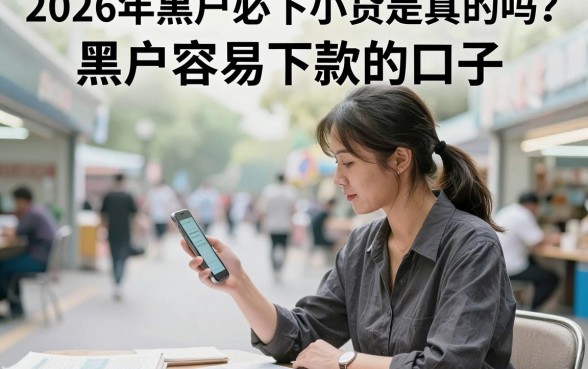 2026年黑户必下小贷是真的吗？揭秘黑户容易下款的口子