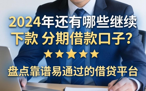 2024年还有哪些继续下款的分期借款口子？盘点靠谱易通过的借贷平台