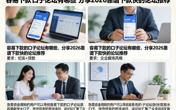 容易下款的口子论坛有哪些，分享2026靠谱下款快的论坛推荐