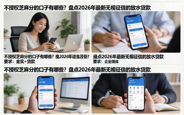 不授权芝麻分的口子有哪些？盘点2026年最新无视征信的放水贷款