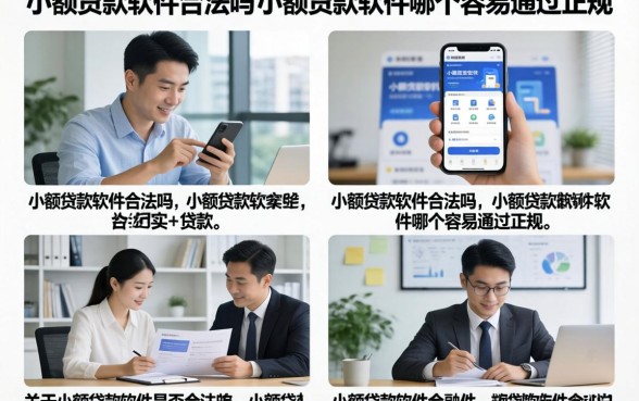 小额贷款软件合法吗，小额贷款软件哪个容易通过正规