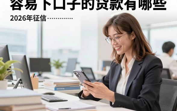 容易下口子的贷款有哪些，2026年征信花也能下款的网贷推荐