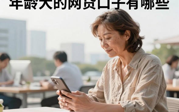 年龄大的网贷口子有哪些，大龄用户哪里能借到钱