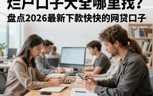 烂户口子大全哪里找？盘点2026最新下款快的网贷口子