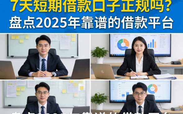 7天短期借款口子正规吗？盘点2025年靠谱的借款平台