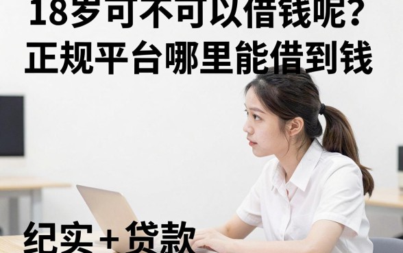 18岁可不可以借钱呢?正规平台哪里能借到钱?