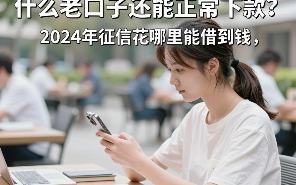 什么老口子还能正常下款？2024年征信花哪里能借到钱