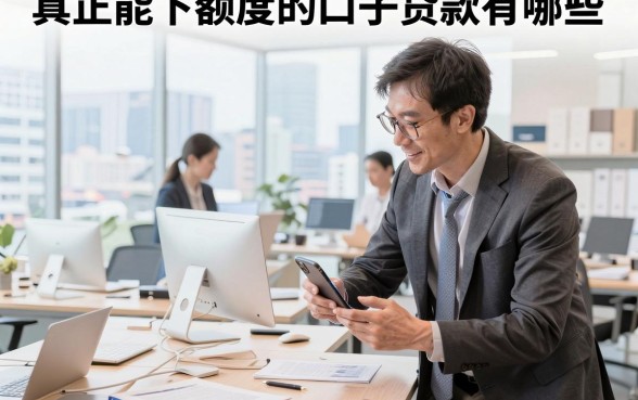 真正能下额度的口子贷款有哪些，黑户也能秒下的正规平台推荐