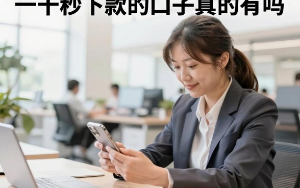 一千秒下款的口子真的有吗,盘点几个靠谱的小额秒批平台