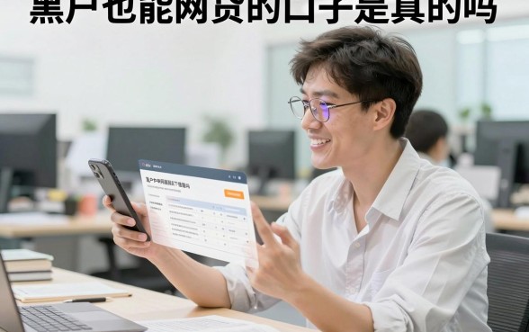 黑户也能网贷的口子是真的吗,哪里有黑户能下款的平台