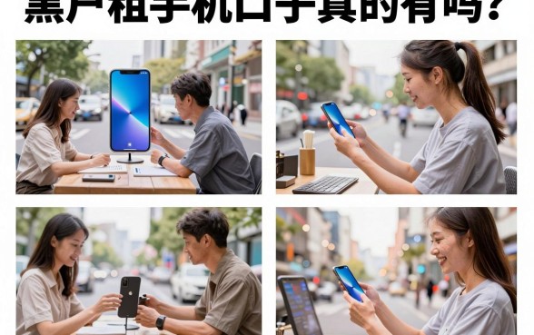 黑户租手机口子真的有吗？揭秘征信花也能租手机的渠道