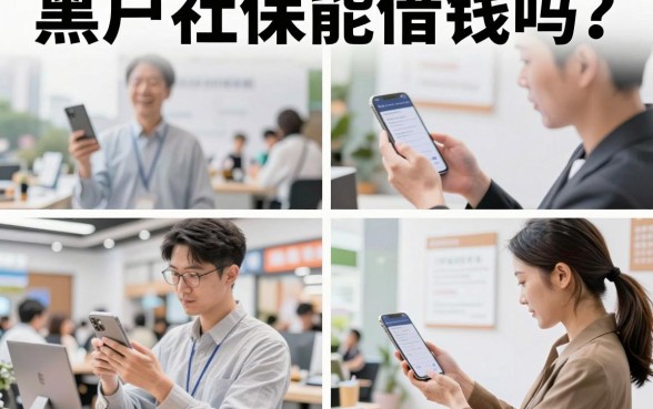 黑户社保能借钱吗?有社保黑户哪里可以贷款