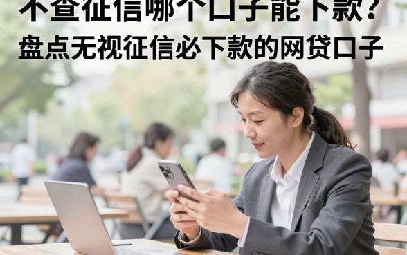 不查征信哪个口子能下款？盘点无视征信必下款的网贷口子