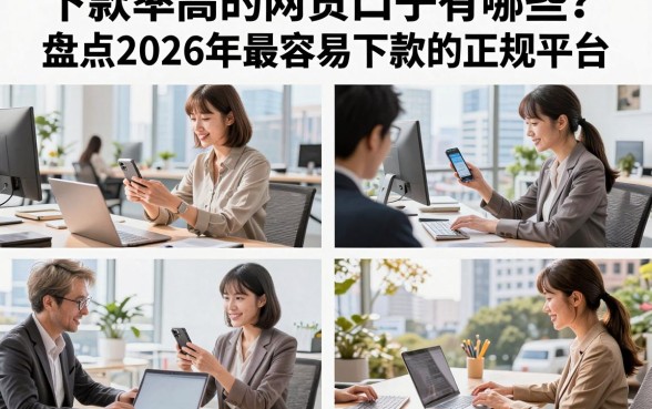 下款率高的网贷口子有哪些?盘点2026年最容易下款的正规平台