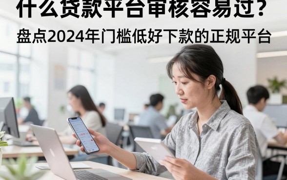 什么贷款平台审核容易过？盘点2024年门槛低好下款的正规平台