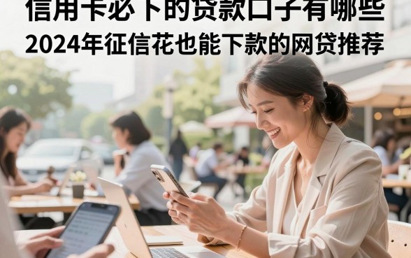 信用卡必下的贷款口子有哪些，2024年征信花也能下款的网贷推荐