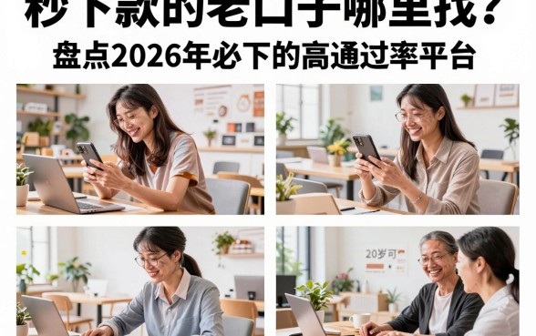 秒下款的老口子哪里找?盘点2026年必下的高通过率平台