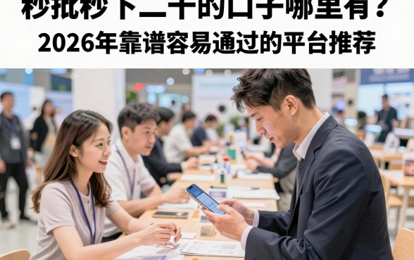 秒批秒下二千的口子哪里有?2026年靠谱容易通过的平台推荐