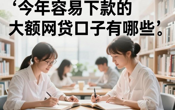 今年容易下款的大额网贷口子有哪些,哪个平台额度高容易通过