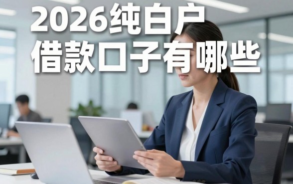 2026纯白户借款口子有哪些,盘点容易下款的正规平台