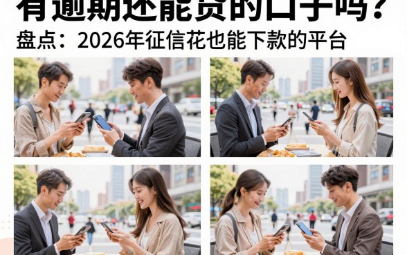 有逾期还能贷的口子吗？盘点2026年征信花也能下款的平台