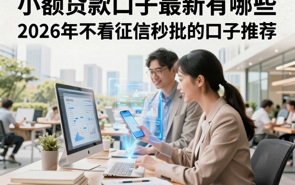 小额贷款口子最新有哪些,2026年不看征信秒批的口子推荐