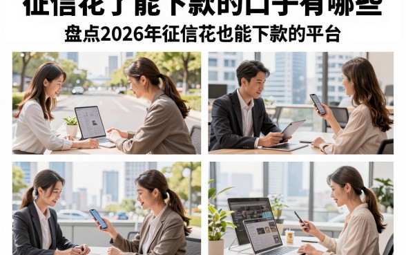 征信花了能下款的口子有哪些,盘点2026年征信花也能下款的平台