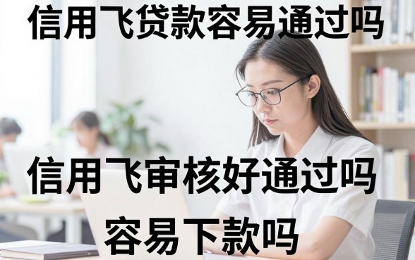 信用飞贷款容易通过吗,信用飞审核好通过吗容易下款吗