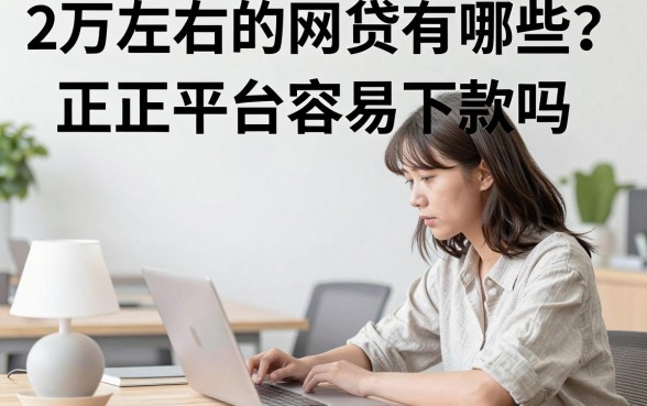 2万左右的网贷有哪些?正规平台容易下款吗